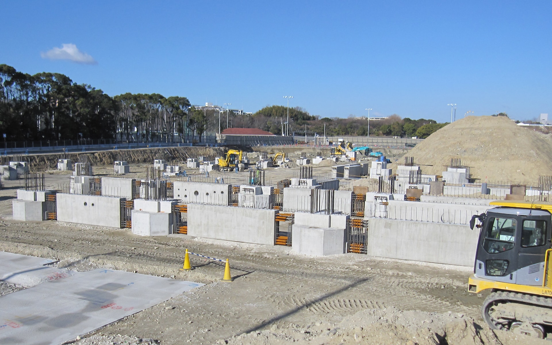 基礎工事の様子